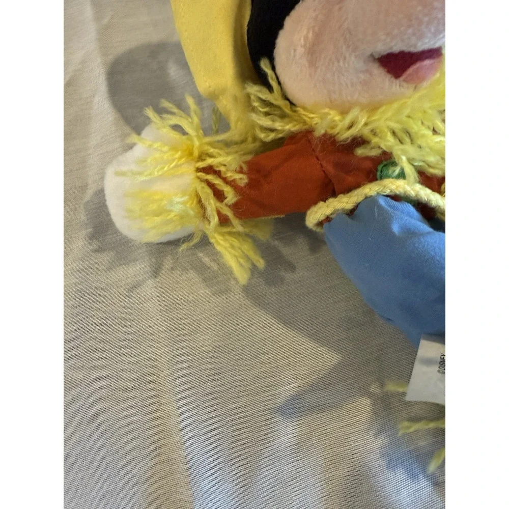 Vintage Mouseketoys Disney Scarecrow Mickey Bean Bag Plush 9